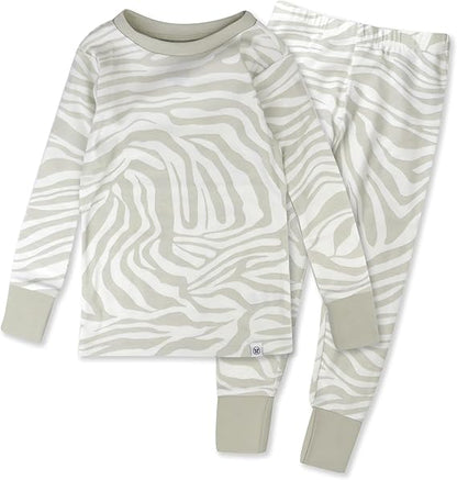 2-Piece Organic Cotton Toddler Pajamas Sleepwear Set