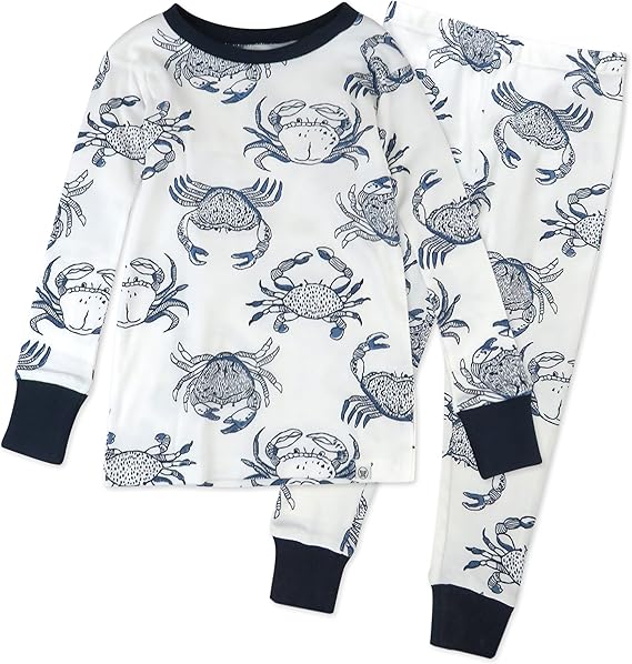 2-Piece Organic Cotton Toddler Pajama Sleepwear Set