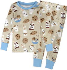 Organic Cotton Toddler Pajama Set with Playful Print