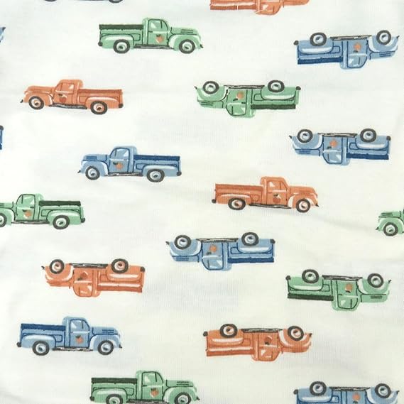 Car Printed 2-Piece Toddler Pajama Set for Boys & Girls