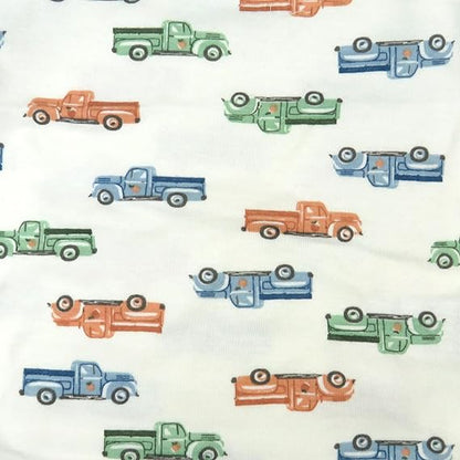 Car Printed 2-Piece Toddler Pajama Set for Boys & Girls