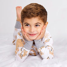 2-Piece Cotton Toddler Pajama Set with animal Print