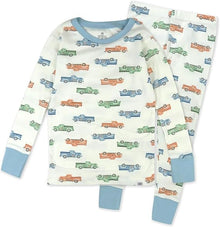 Car Printed 2-Piece Toddler Pajama Set for Boys & Girls