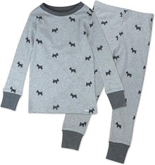 2-Piece Organic Cotton Toddler Pajama Sleepwear Set for Boys & Girls